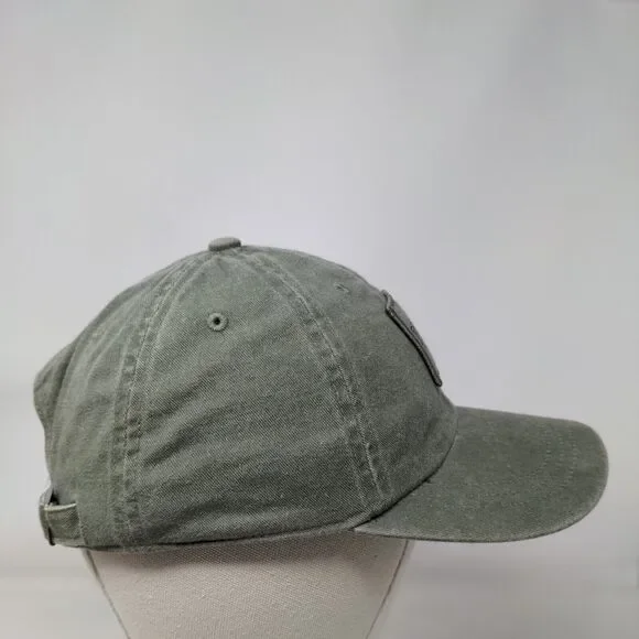 PINK Victoria's Secret Slideback Hat Green One Size Adjustable 6 Panel Cotton - Picture 4 of 9
